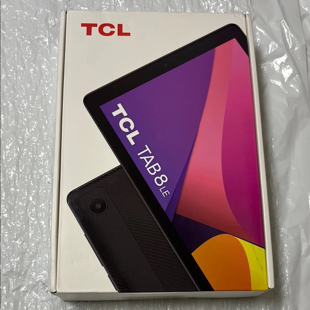 TCL Black Tablet with Vibrant Display and Slim Design